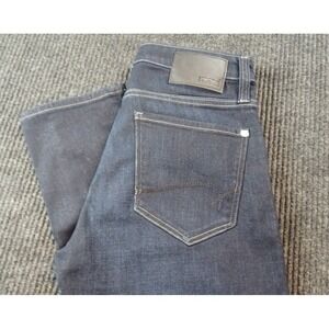 Mavi Jake Slim Leg Jeans Mens 30x32 Black Denim Pants Stretch Retails for $108